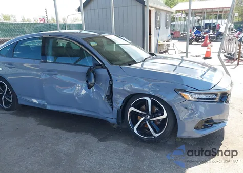 2022 Honda Accord Hybrid Sport из США, поврежденный, VIN 1HGCV3F28NA029726